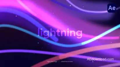 Light Lines Logo Reveal Logo Stings template preview