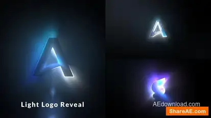 Light Logo Reveal Logo Stings template preview