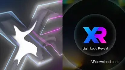 Light Logo Reveal Logo Stings template preview