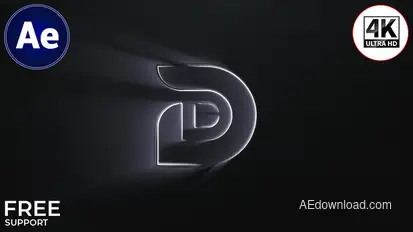 Light Logo Reveal || Light Abstract Logo Stings template preview