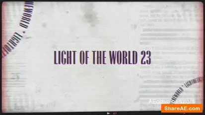 Light Of The World // Conference Promo Openers template preview