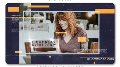 Light Parallax Universal Slideshow Video Displays template preview