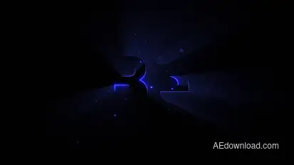 Light Particles Logo Logo Stings template preview