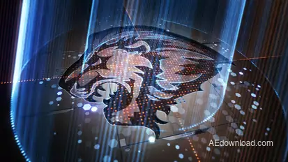 Light Rays Logo Logo Stings template preview