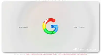 Light Wave Logo Reveal Logo Stings template preview
