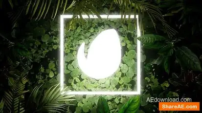 Lighting Nature Logo Logo Stings template preview