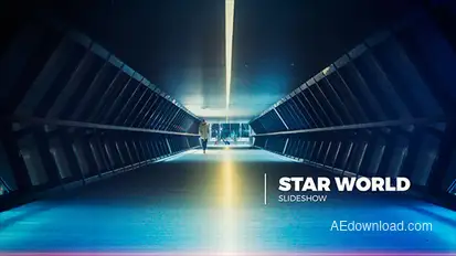 Star Wars Slideshow Video Displays template preview