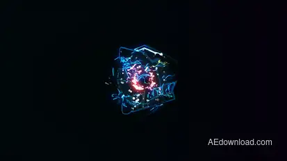 Lightning Energy Logo Opener Logo Stings template preview