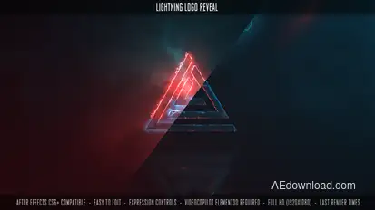 Lightning Logo Reveal Logo Stings template preview