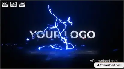 Videohive Lightning Logo Reveal 48999403 Logo Stings template preview