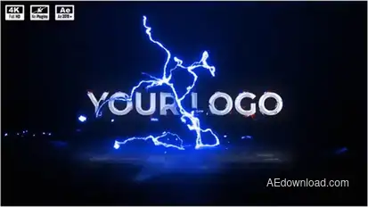 Lightning Logo Reveal Logo Stings template preview