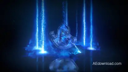 Lightning Storm Electric Logo Logo Stings template preview