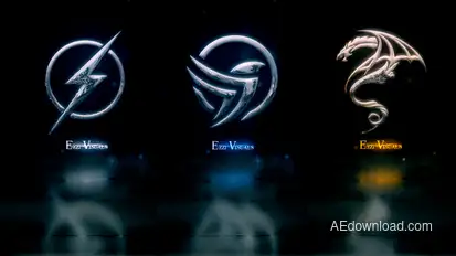 Lightning Strike Logo Logo Stings template preview