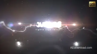 Lights Logo Reveal Logo Stings template preview