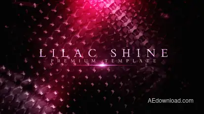Lilac Shine Video Displays template preview