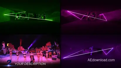 Line Light Top 10 Elements template preview