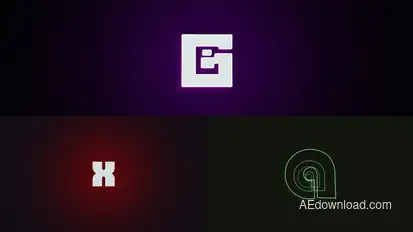 Line Logo Bumper Logo Stings template preview