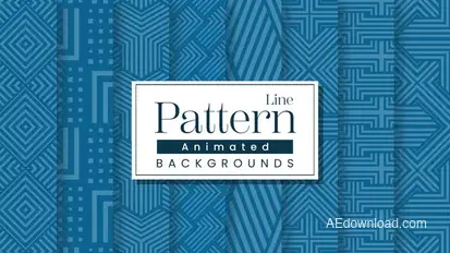 Line Pattern Backgrounds Elements template preview