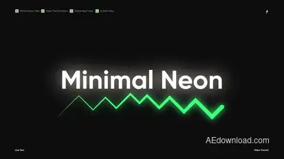 Line Text | After Effects Titles template preview