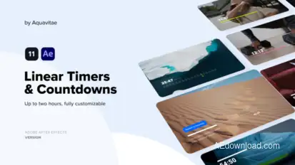 Linear Timers & Countdowns Elements template preview