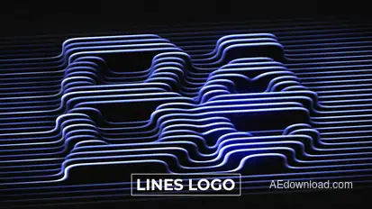 Lines Logo Logo Stings template preview