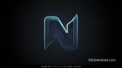 Lines Logo Reveal Logo Stings template preview