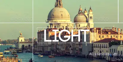 Lines Slide Show Video Displays template preview