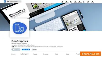 Videohive Linkedin Page Promo Openers template preview