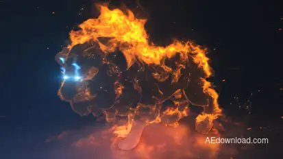 Lion Spirit Logo Logo Stings template preview