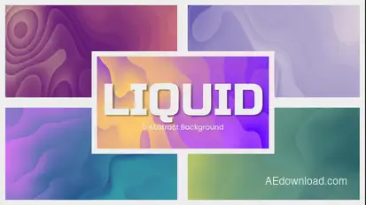 Liquid Background Elements template preview