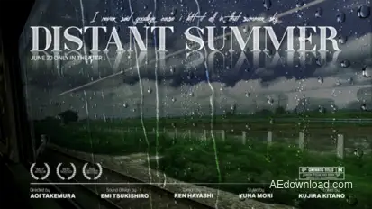 Liquid Cinematic Title Titles template preview