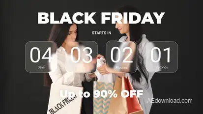 Liquid Countdown Timers Elements template preview