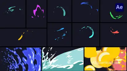 Liquid FX Motion Elements [After Effects] Elements template preview