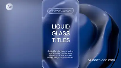 Liquid Glass Titles Titles template preview