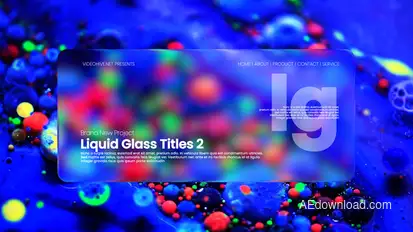 Liquid Glass Titles II Titles template preview