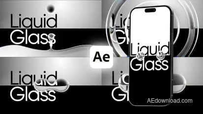 Liquid Glass Transitions broadcast-packages template preview
