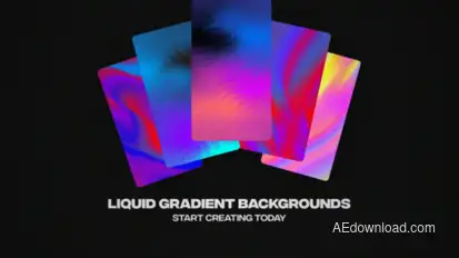 Liquid Gradient Backgrounds Elements template preview