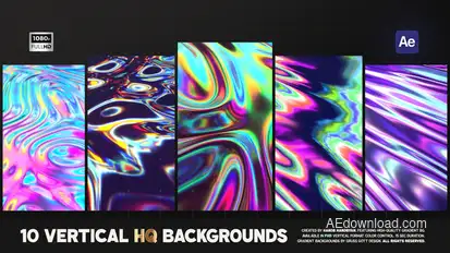Liquid Gradient Backgrounds Elements template preview