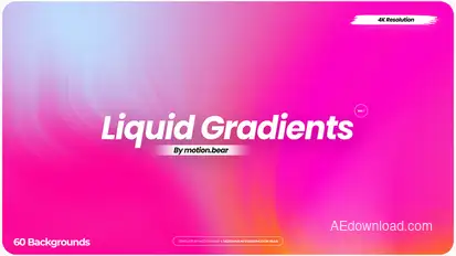 Liquid Gradients - Opener Elements template preview
