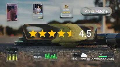 Liquid Infographic Widgets Pack Logo Stings template preview