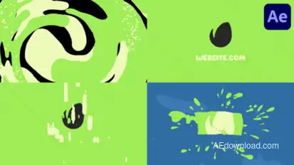 Liquid Logo | After Effects Logo Stings template preview