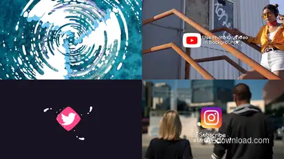 Liquid Motion Logo | After Effects Logo Stings template preview