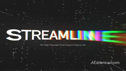 Liquid RGB Text Titles template preview