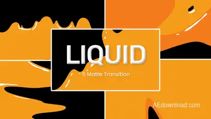 Liquid Transitions Elements template preview