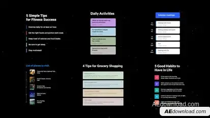 List Elements Elements template preview