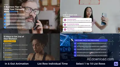 List Titles Titles template preview