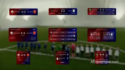 Live Score Widget Titles template preview