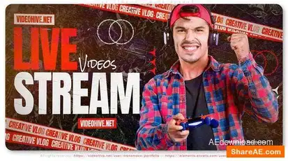 Live Stream - Blog Opener Openers template preview