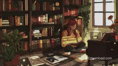 Lo-fi Music Backgrounds Elements template preview