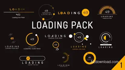 Loading Icon Pack Elements template preview